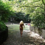 On the bus and on a playground