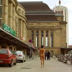 At the railway station