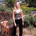 At a big construction site