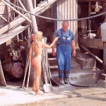 At a big construction site