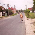 In a residential area