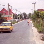 In a residential area