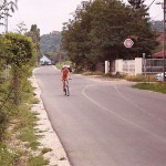 In a residential area