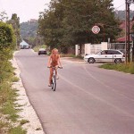 In a residential area