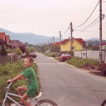 In a residential area