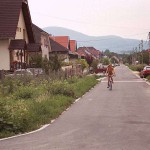 In a residential area