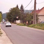 In a residential area