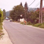 In a residential area