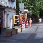 Passing through a well frequented