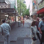 Passing through a well frequented