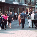 Passing through a well frequented