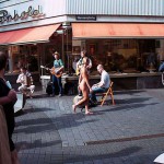 Passing through a well frequented