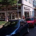 Passing through a well frequented