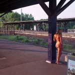 At and on and the street in front