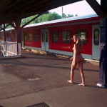 At and on and the street in front