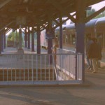 At and on and the street in front