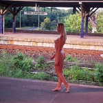 At and on and the street in front