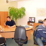 At a realtors office