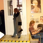 At the hairdresser beauty parlor