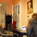 At the hairdresser beauty parlor