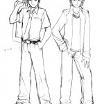 Boku no Pico Comic Official Character Designs