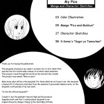 Boku no Pico Comic Official Character Designs