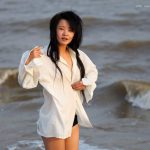 模特：邓晶 《海边美少女》