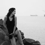 海边风 模特：刘梦然