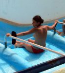 ウォータースライダーエロハプニング（ポロリ・半ケツ）集