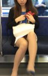 運がいい電車パンチラエロ画像