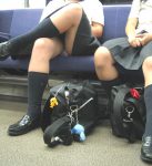 運がいい電車パンチラエロ画像