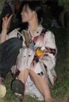 夏祭りパンチラ（浴衣女子多数）のエロ画像