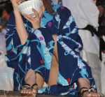夏祭りパンチラ（浴衣女子多数）のエロ画像