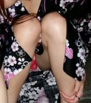 夏祭りパンチラ（浴衣女子多数）のエロ画像