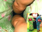 夏祭りパンチラ（浴衣女子多数）のエロ画像