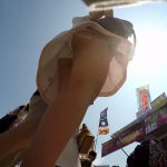 夏祭りパンチラ（浴衣女子多数）のエロ画像