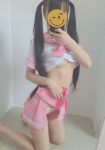 自撮りでパンチラサービスのエロ写メ画像