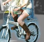 漕いでる自転車パンチラ画像まとめ