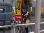 漕いでる自転車パンチラ画像まとめ