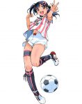 サッカーしてるスポーツ女子の二次エロ画像