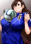 サッカーしてるスポーツ女子の二次エロ画像
