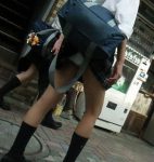 こりゃラッキーなJKパンチラハプニング