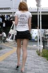 私服が薄着な街撮りギャルのエロ画像