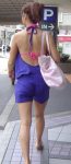 私服が薄着な街撮りギャルのエロ画像