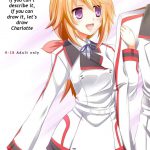 If you can’t describe it, if you can draw it, let’s draw Charlotte