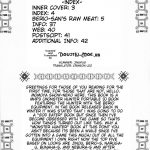 Berio-san’s Raw Meat