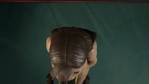 Chun li blowing a bbc top view