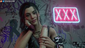 Claire Russel giving a handjob