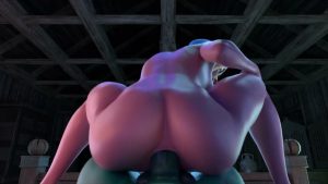 Crystal Maiden riding Huskar