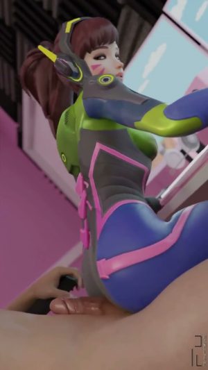 Dva giving a buttjob
